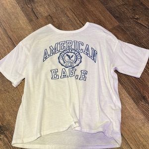 american eagle white shirt
